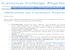 Tablet Screenshot of canisiuspsychology.net